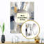 Raychell Grey and Gold Transcendent Impressions I - Abstract Shapes-1525879588
