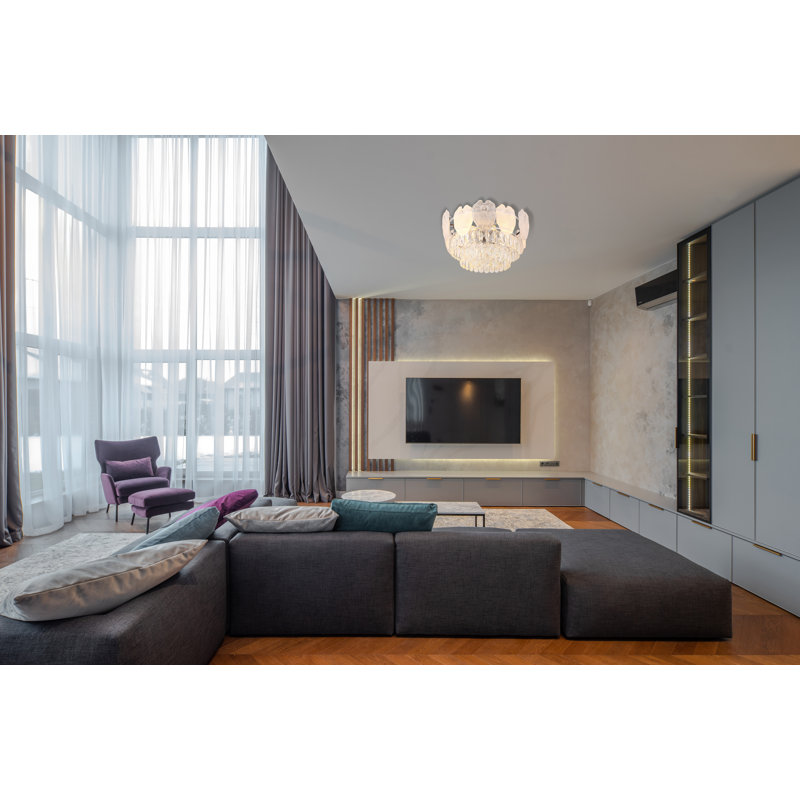 Dombrowski Crystal Flush Mount