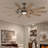 65" Barn 10 - Blade LED Smart Standard Ceiling Fan with Remote Control and Light Kit Included-43006879