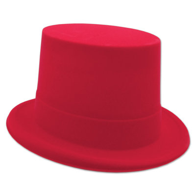 Red Velour Topper - paquet de 24