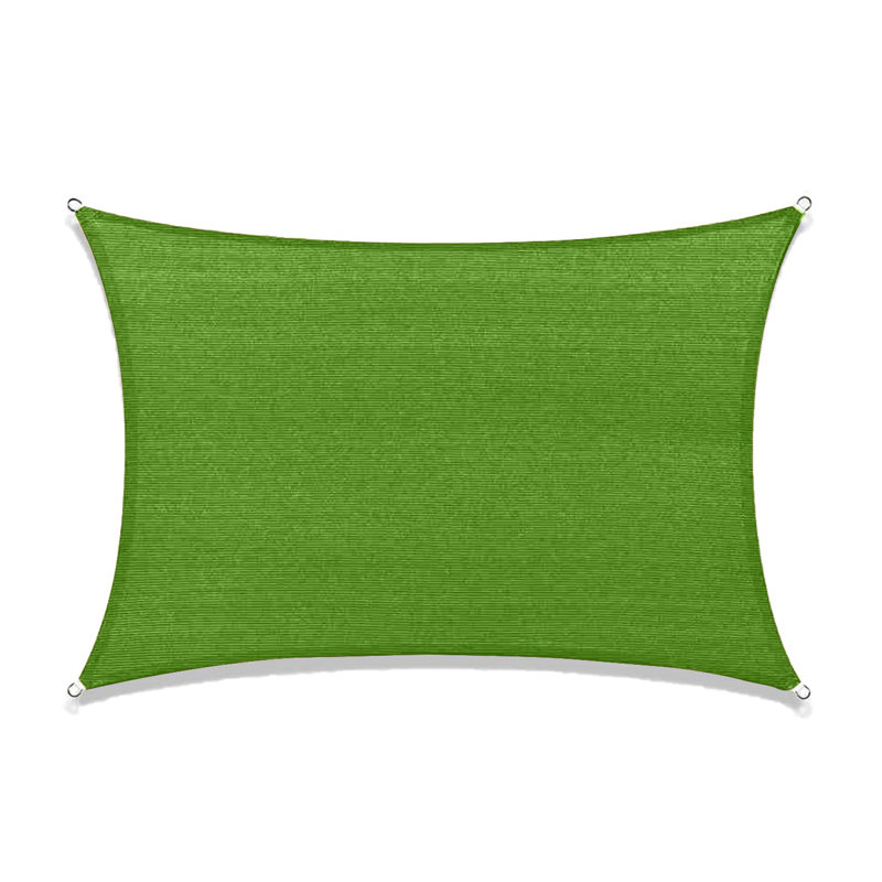Toile d'ombrage rectangulaire ShadeS feuille, Vert, 12 pi x 16 pi