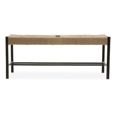 Oberle Wicker Bench