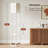 63'' Column Floor Lamp With Shelves and Bulb Included-440108904