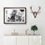 Two Snuggling Lions 1 Piece Single Picture Frame Wall Art on MDF-56628265-56628264