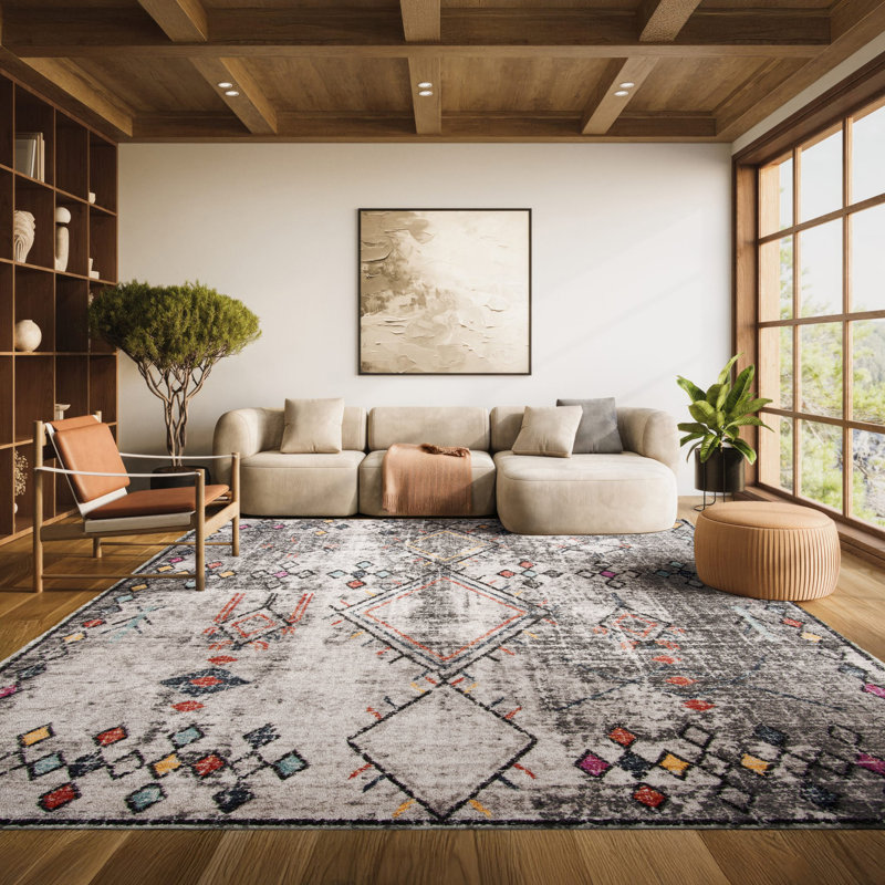 Muniz Performance Southwestern Rug, Rectangle 8' x 10'