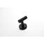 Crochet pour serviette de salle de bain, crochet de douche, acier inoxydable 304 noir mat 6, fixation murale sans perceuse, égratignures, corrosion pour la maison, noir