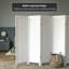 6 Ft. Tall Adjustable Shutter Room Divider White 3 Panel-1995893444-1995893446