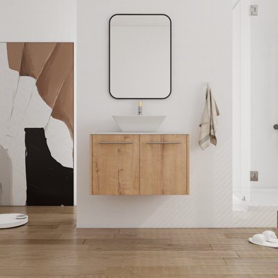 Ensemble de meuble-lavabo simple 29,84 po avec plateau Stone