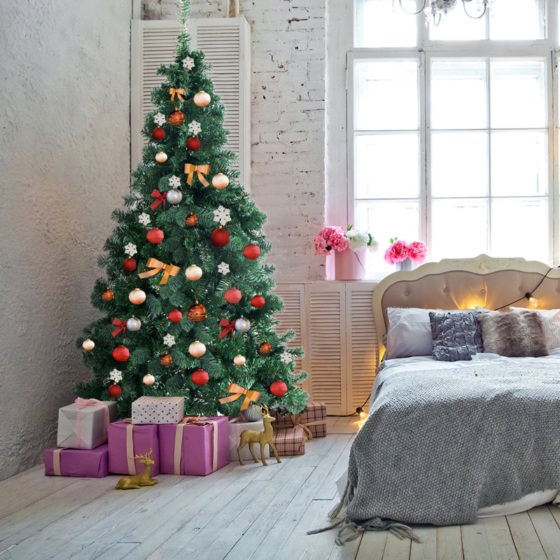 Artificial Pine Christmas Tree, 210cm H x 122cm W x 122cm D