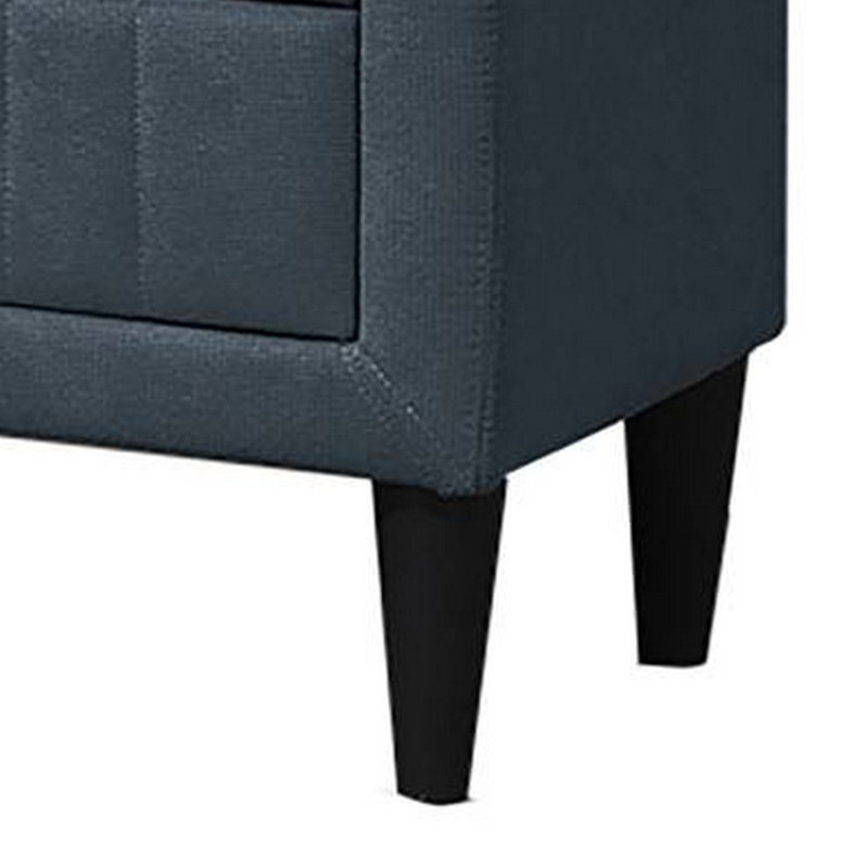 Healy 2 - Drawer Nightstand, Charcoal