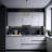 Adjustable Height Metal Body Single Pendant