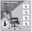 Fauteuil de bureau inclinable à haut dossier Vinsetto Massage-1535625944