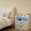65cm W Manufactured Wood Bedside Table