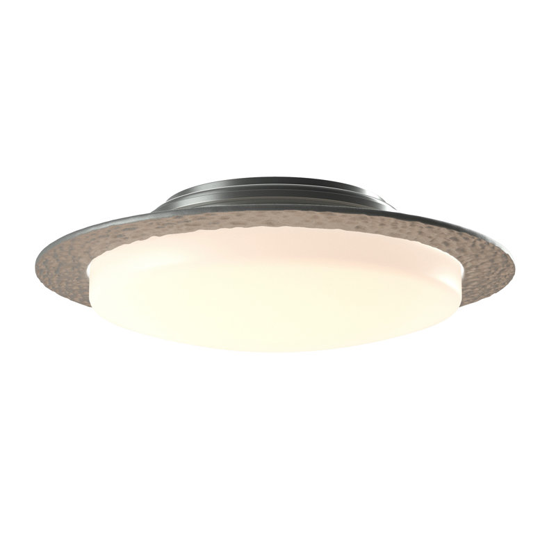 Plafonnier semi-encastré 16,5 po à 2 lumières Oceanus, Platine rétro