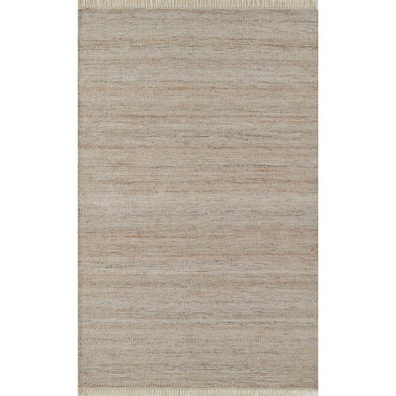 Tapis intérieur / extérieur naturel tissé à la main Cassandra, Rectangle 8 pi x 10 pi