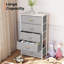 Commode pour femme à 5 tiroirs de 23,2 po Pinnix, gris clair-902013466