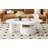 Cloud Coffee Table, Irregular Shape Coffee Table With 1 Dreawer And Shelf For Living Room