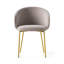 Tuka Upholstered Armchair with Metal Frame-448523001-448522983