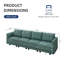 Causeuse 112 po avec rangement Zendajas-87871863