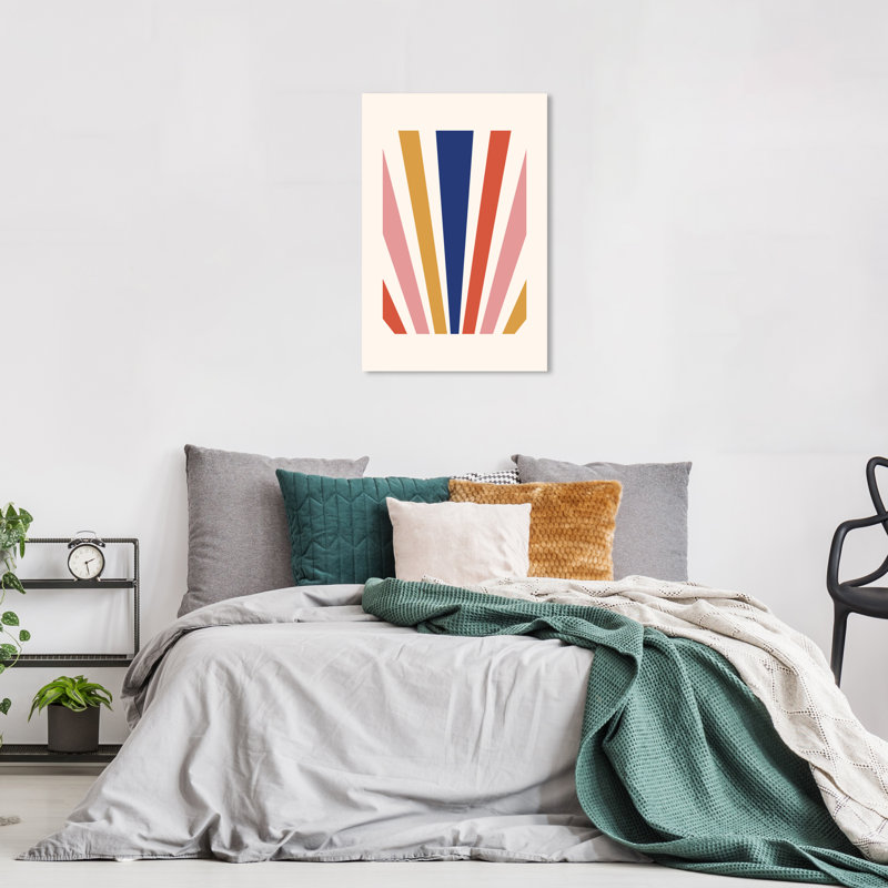 «Spaguetti In Colors On Canvas» par Wynwood Studio Print, H 24 po x l 16 po x P 0,8 po