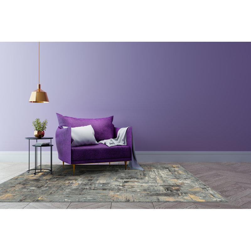 Tapis gris Josephs, Rectangle 7 pi 10 po x 10 pi 10 po