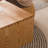 Burlywood Solid Wood Rectangular Coffee Table