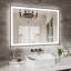 Frameless Led Modern Bathroom Mirror With Defogging  Function And Adjustable Light-566337161-566337165-566337167