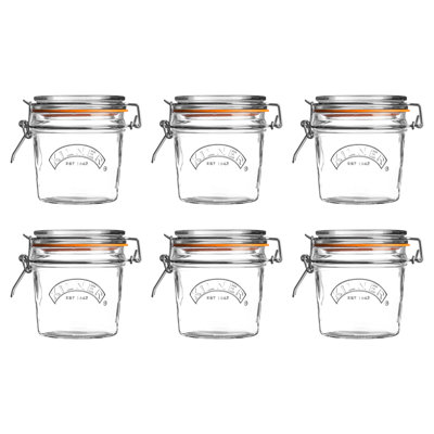Pot rond à pince 12 oz - ensemble de 6