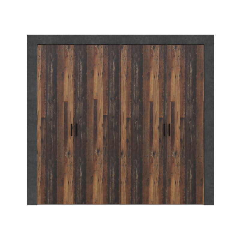 Carennac 4 Door Manufactured Wood Wardrobe