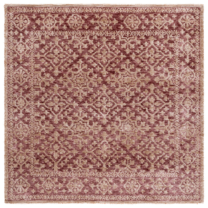 Audrey 301 Hand Tufted Performance Damask Rug, Square 6'