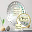 Symphonie d'herbes blanches et vertes Symphony I - Miroir décoratif à spirales - MIR113476-Ovale-95181426