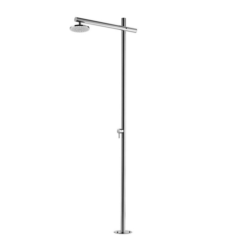 Onda Freestanding Outdoor Shower, Without Hand Spray