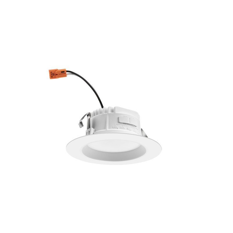 Matte White 4-Inch LED Retrofit Downlight 6-Pack