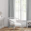 Walker Ticking Stripe Sage Cotton Grommet Top Drapery Panel Set of 2-1618949314