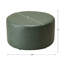 Repose-pieds rond en similicuir de 24 po de largeur-749040939
