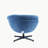 Chenille Upholstered 360° Swivel Club Chair Living Room Chair Reading Chair Corner Chair-189869238