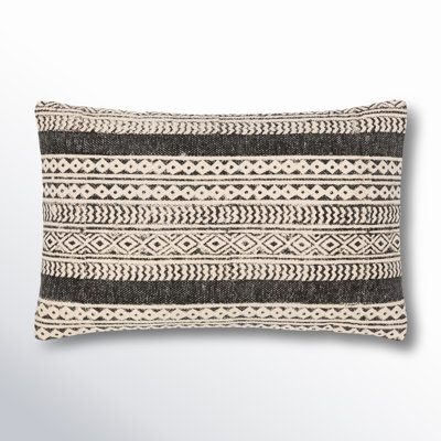 Zetta Geometric Cotton Throw Pillow