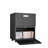 Office Furniture Copier Cabinet Black 2 Door Steel Copier Stand Mobile Pedestal File Printer Stand