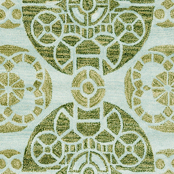 Mclean Floral Wool Hand Woven 122cm X 183cm Area Rug