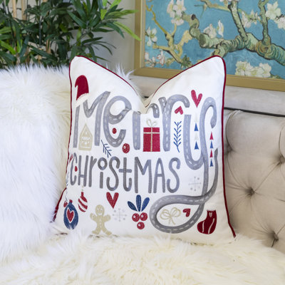 Coussin décoratif en velours