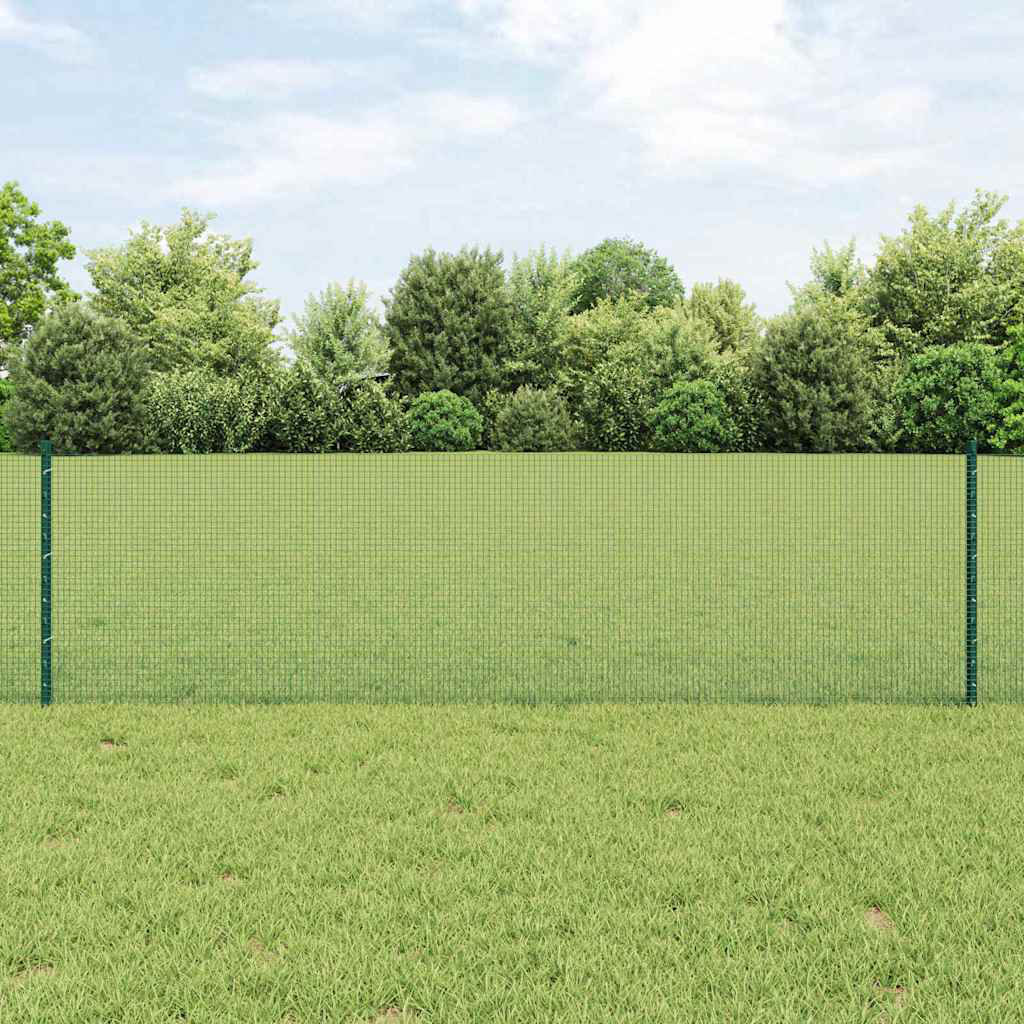 Vidaxl Fence With Posts Steel