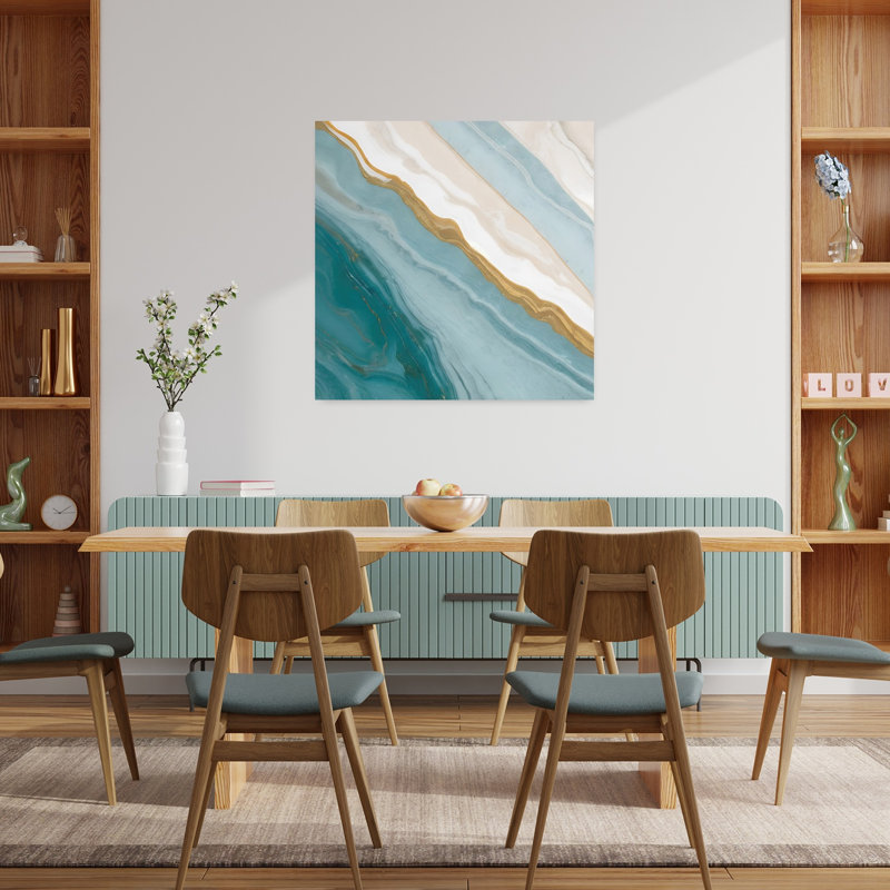 Contemporary Art Abstract Contemporary Elegant Landscape Nature Art, 36" H x 36" W