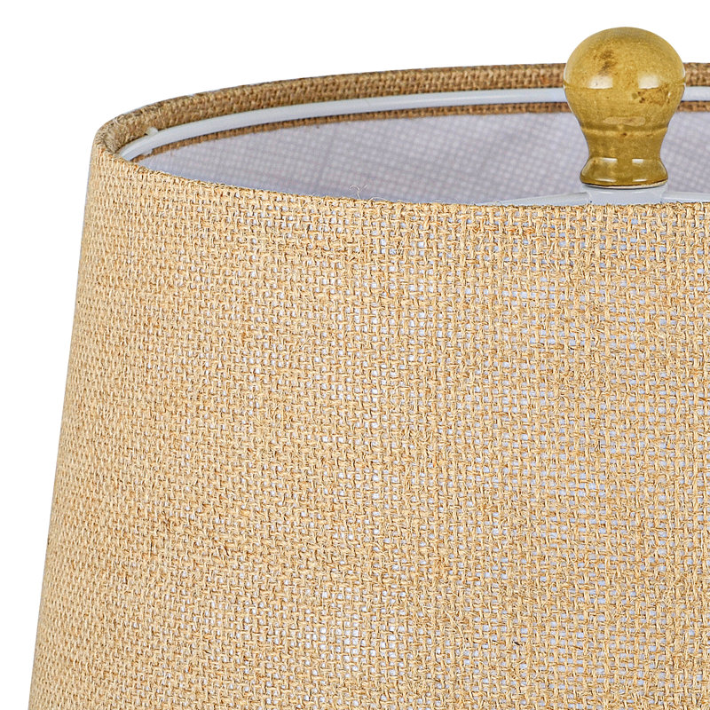 Spenser 21‘’ Brown-Glazed Ceramic Accent Table Lamp
