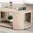 Modern Style 1pc Oval Coffee Table