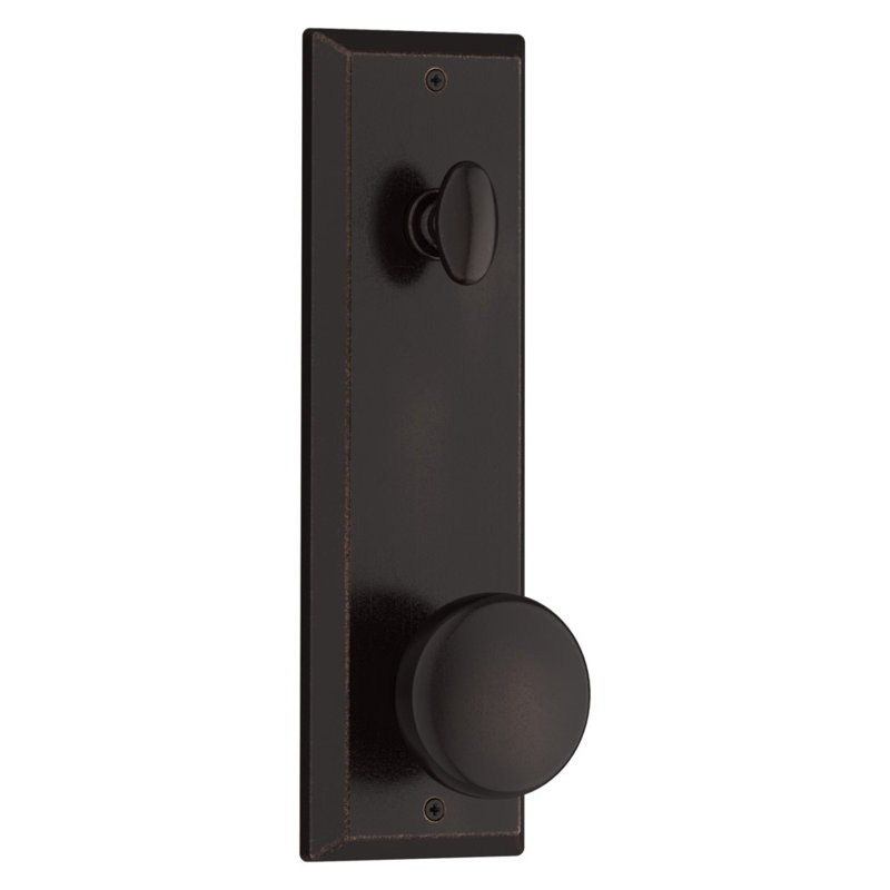 Longview Handleset, Rustic Knob, Square Interior