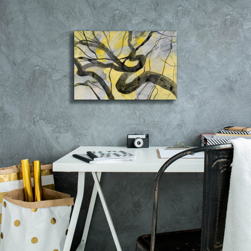 Toile épique «Twist» par Albena Hristova, H 12 po x l 18 po x P 0,75 po