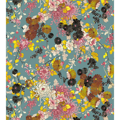 Voyages Voyages Floral Wallpaper Double Roll