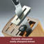 Anolon Cutlery Japanese Carbon Steel 8 Piece Knife Block Set with Built-In Sharpener