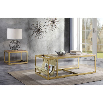 Ensemble de tables basses 2 pièces Akshaye