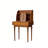 27.56"Retro brown solid wood storage dressing table